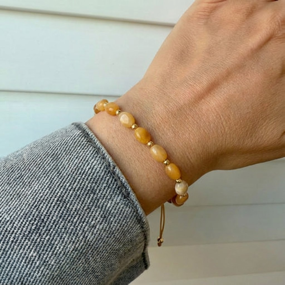 Bransoletka z Żółtego Jadeitu – Obfitość