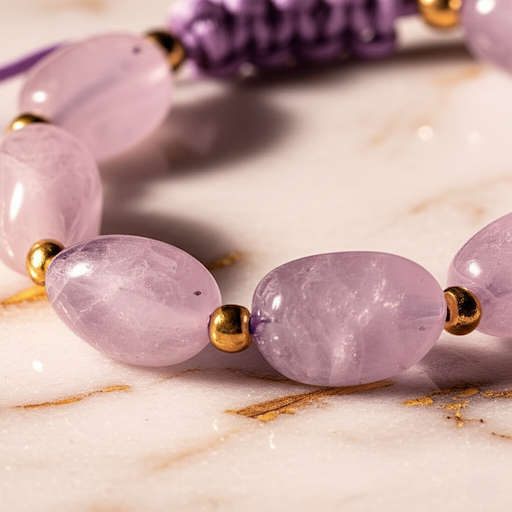 "Równowaga" - bransoletka przyciągająca spokój i harmonię z ametystu