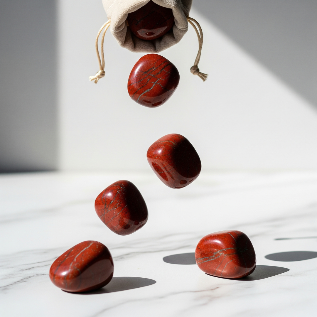 Czerwony Jaspis „Chęć życia” - Kamień motywacji i wewnętrznej dyscypliny