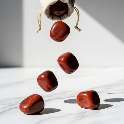 Czerwony Jaspis „Chęć życia” - Kamień motywacji i wewnętrznej dyscypliny