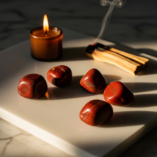 Czerwony Jaspis „Chęć życia” - Kamień motywacji i wewnętrznej dyscypliny