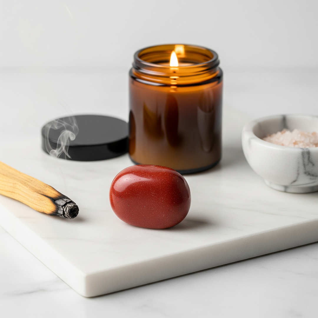 Czerwony Jaspis „Chęć życia” - Kamień motywacji i wewnętrznej dyscypliny