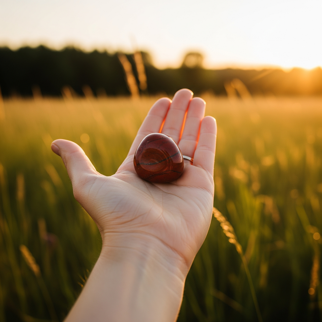 Czerwony Jaspis „Chęć życia” - Kamień motywacji i wewnętrznej dyscypliny