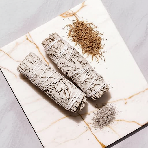 Szałwia omszona - kadzidełko do palenia