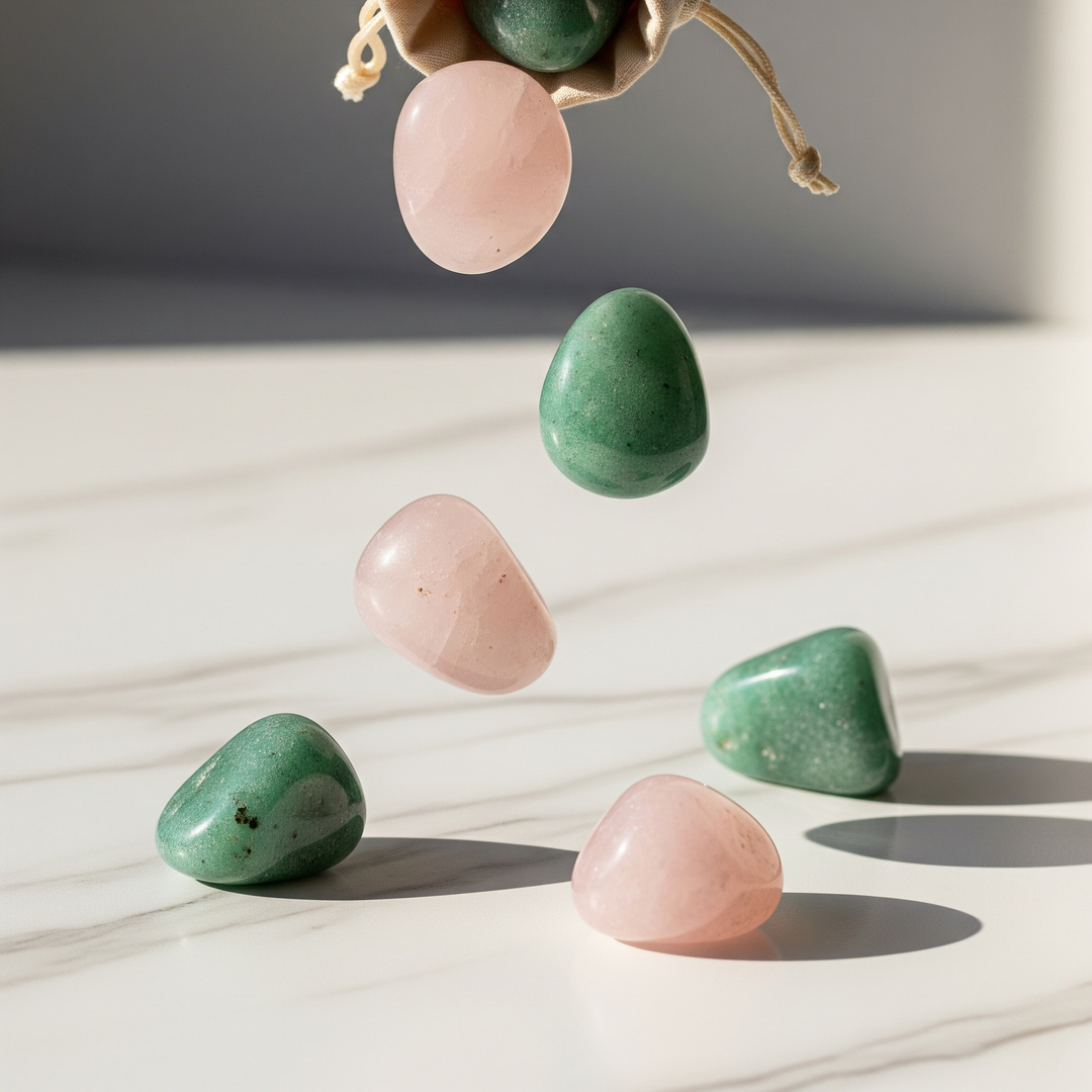 „Niegasnący Blask” – zestaw kamieni na wieczną młodość i piękny wygląd