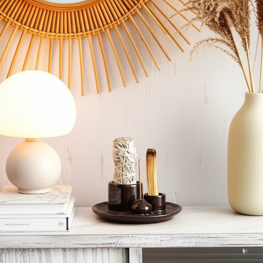 Ceramiczne podstawki pod kadzidełka - Czerń