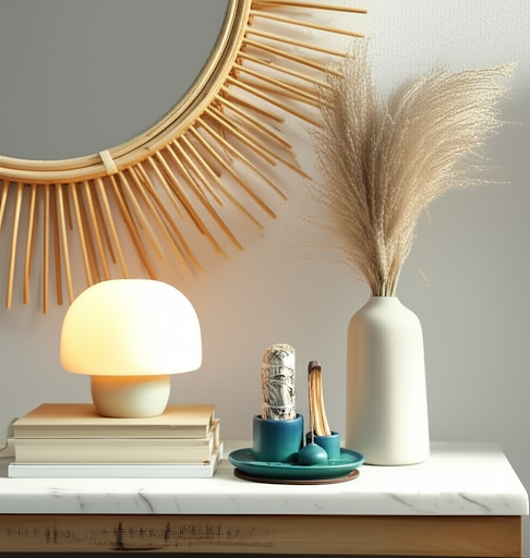 Ceramiczne podstawki pod kadzidełka - Turkusowy