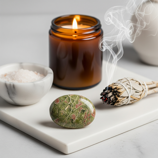 Unakit „Początek wszystkiego” - kamień na narodziny dziecka