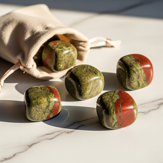 Unakit „Początek wszystkiego” - kamień na narodziny dziecka