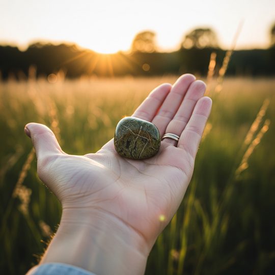 Unakit „Początek wszystkiego” - kamień na narodziny dziecka