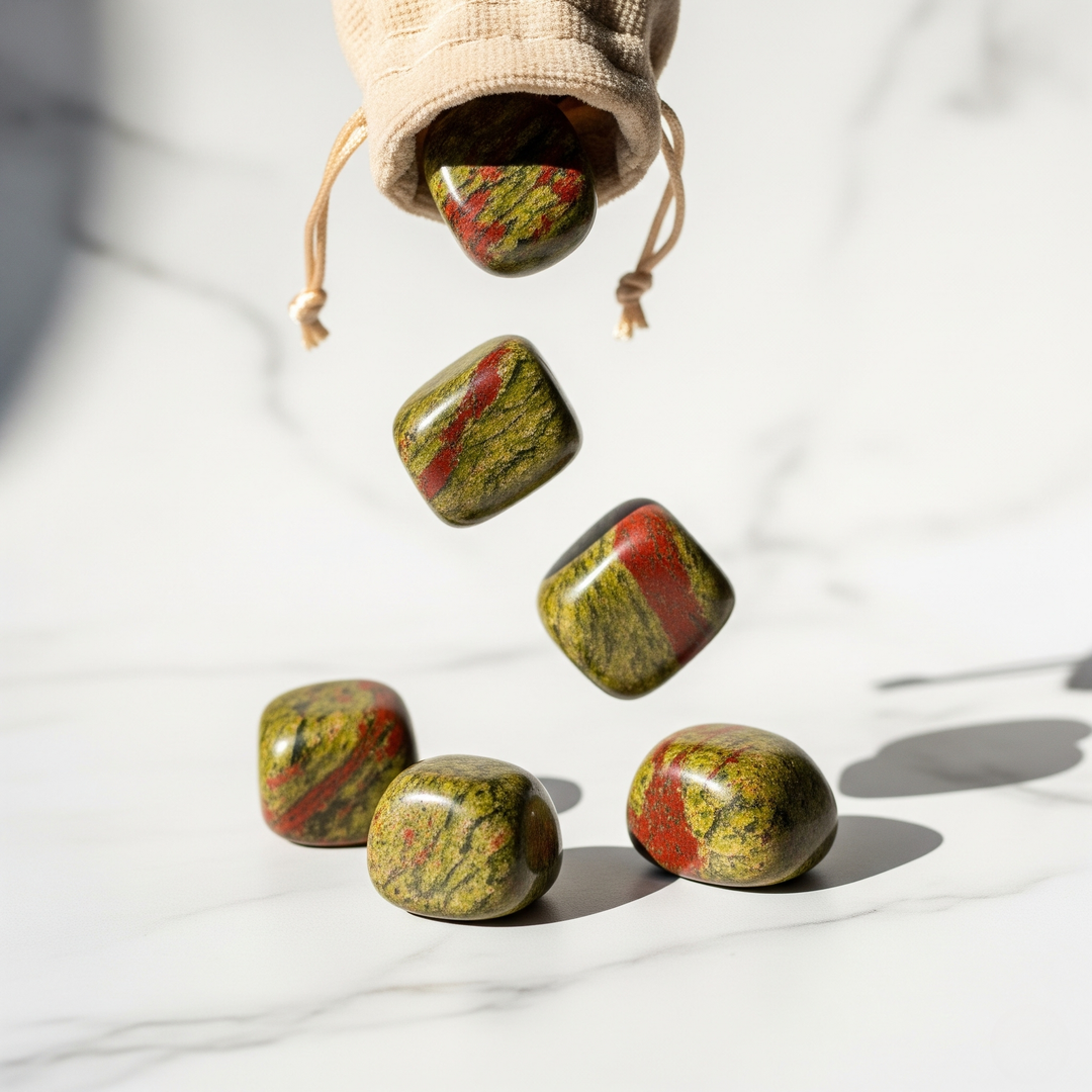 Unakit „Początek wszystkiego” - kamień na narodziny dziecka