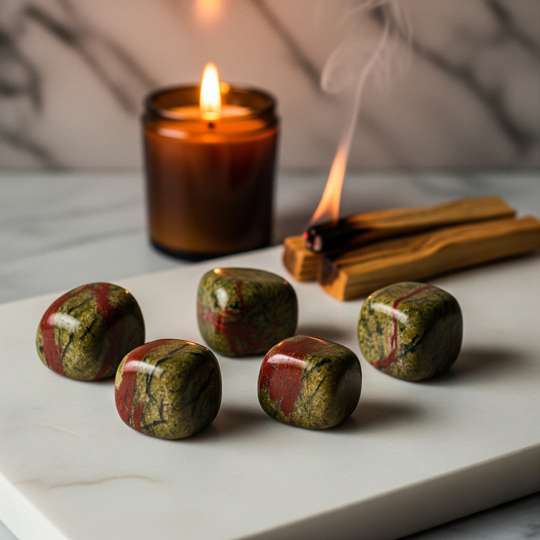 Unakit „Początek wszystkiego” - kamień na narodziny dziecka