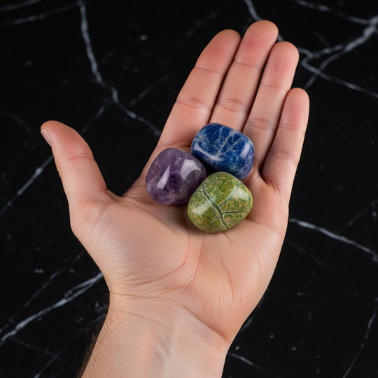 „Pomocna Dłoń” - zestaw trzech kamieni na wsparcie psychiczne