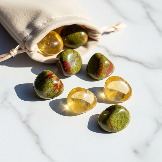 "Nowy rozdział"- zestaw kamieni na nowe zmiany i oczyszczenie