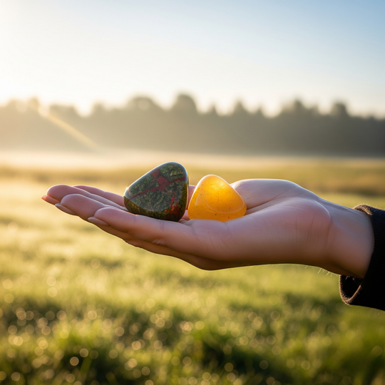 "Nowy rozdział"- zestaw kamieni na nowe zmiany i oczyszczenie