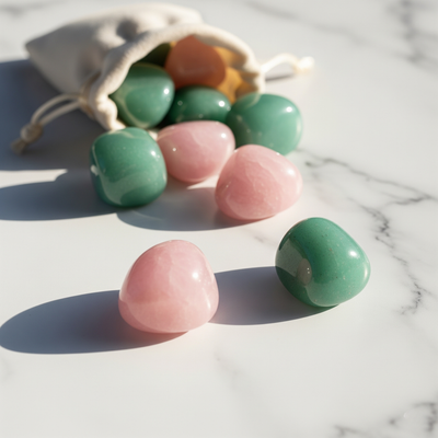 „Niegasnący Blask” – zestaw kamieni na wieczną młodość i piękny wygląd