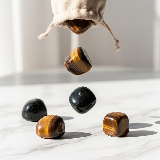 „Ciemność, Której Się Nie Boję” - zestaw kamieni ochronnych