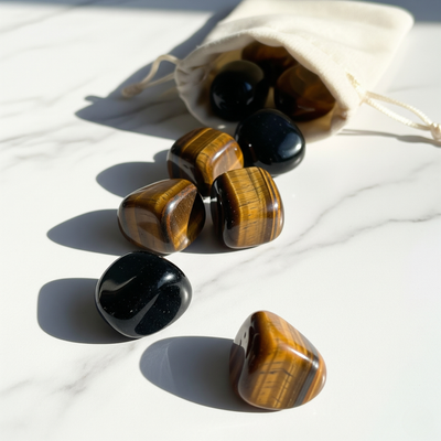 „Ciemność, Której Się Nie Boję” - zestaw kamieni ochronnych