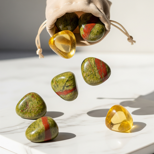 "Nowy rozdział"- zestaw kamieni na nowe zmiany i oczyszczenie