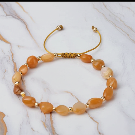 "Blask Sukcesu" - bransoletka przyciągająca sukces z żółtego jadeitu